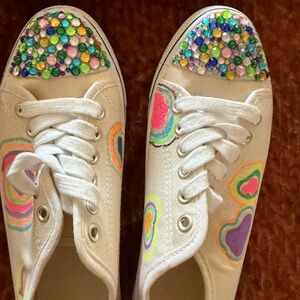 Colorful Embellished Women's Sneakers